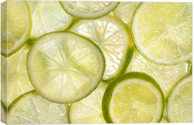 Limes Canvas Print by Nigel Gooding