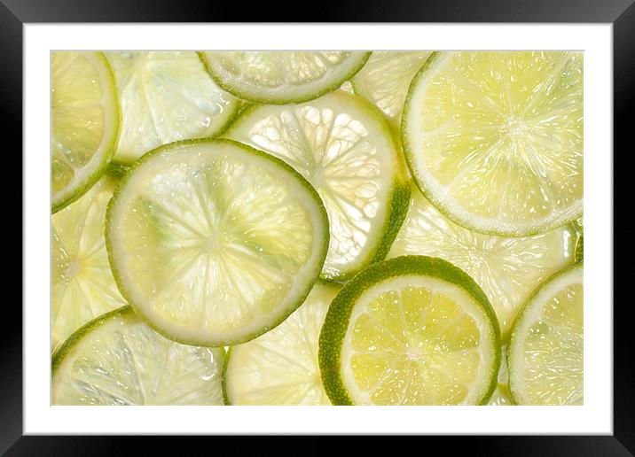 Limes Framed Mounted Print by Nigel Gooding