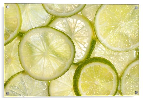 Limes Acrylic by Nigel Gooding
