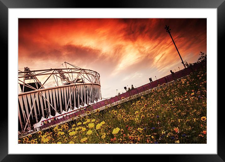 Olympic Stadium Framed Mounted Print by Nigel Gooding