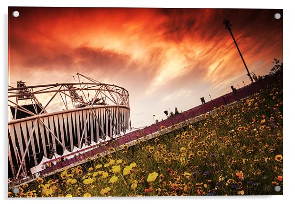 Olympic Stadium Acrylic by Nigel Gooding