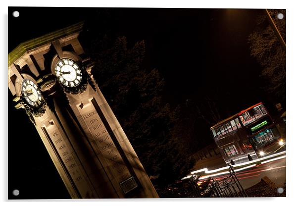 Tettenhall Clock Acrylic by Nigel Gooding