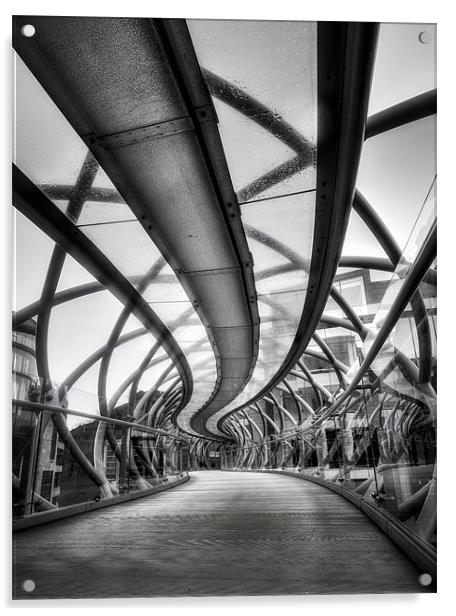 Leith Bridge Acrylic by Don Alexander Lumsden