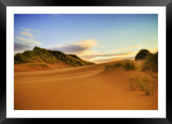 Beach Dunes Framed Mounted Print by Don Alexander Lumsden
