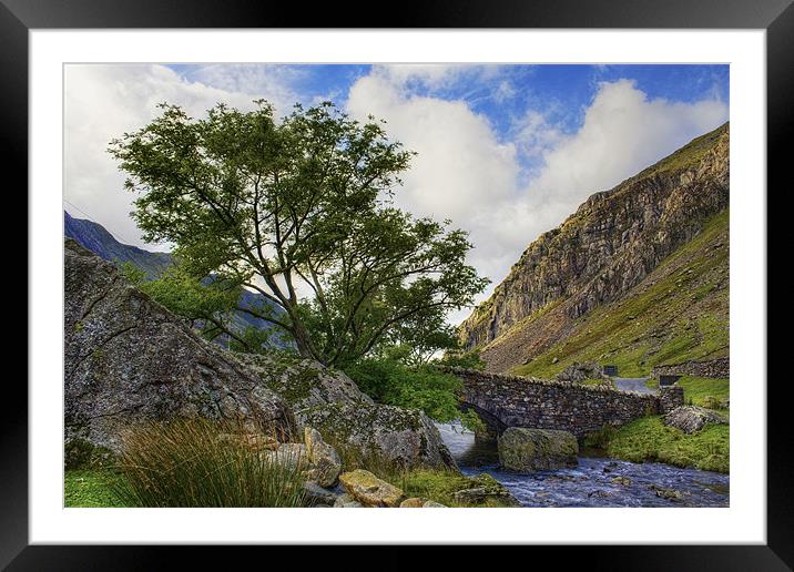 Pass at Llanberis Framed Mounted Print by Ian Mitchell