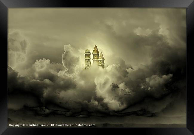Golden Towers Framed Print by Christine Lake