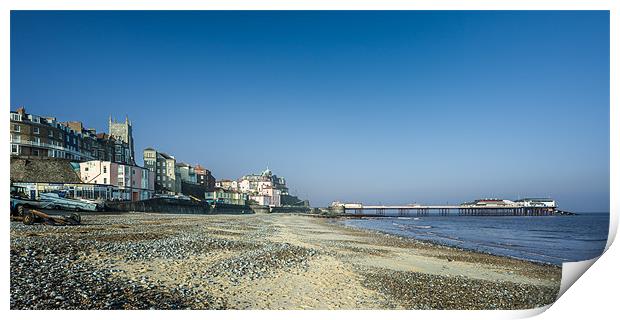Cromer and Pier Print by Stephen Mole