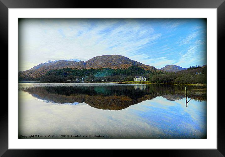 Reflecting in the Glen Framed Mounted Print by Laura McGlinn Photog