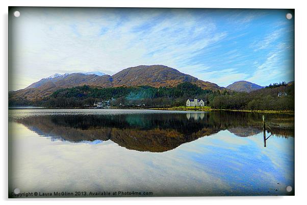 Reflecting in the Glen Acrylic by Laura McGlinn Photog