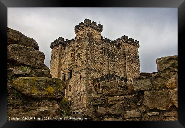 Castle Keep Framed Print by David Pringle