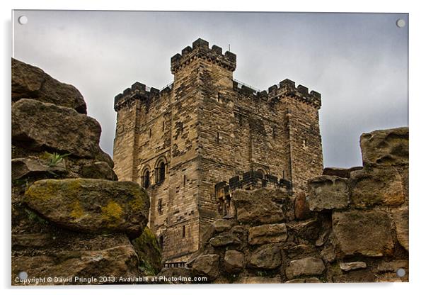 Castle Keep Acrylic by David Pringle