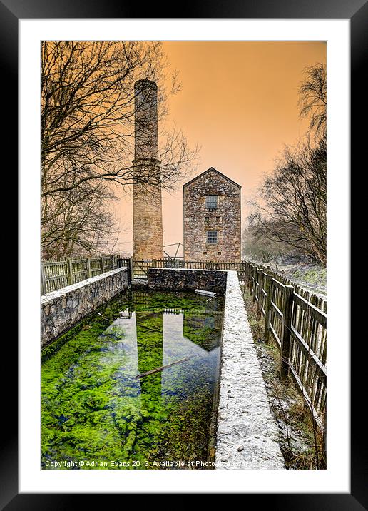 Minera Lead Mine Framed Mounted Print by Adrian Evans