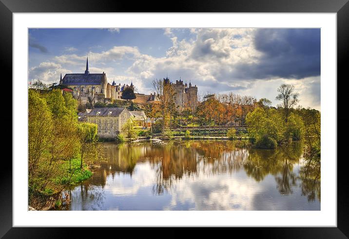 Montreuil-Bellay Framed Mounted Print by Don Alexander Lumsden