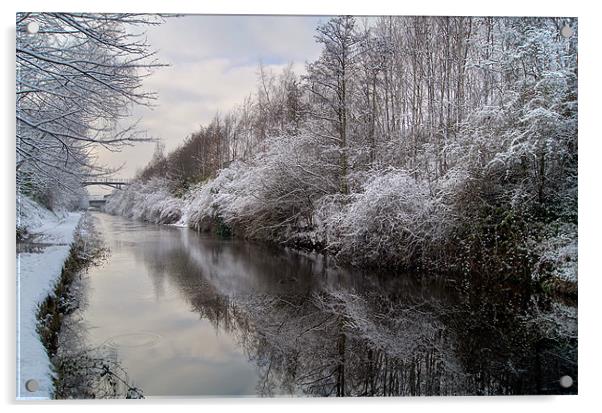 Sheffield Canal Acrylic by Darren Galpin