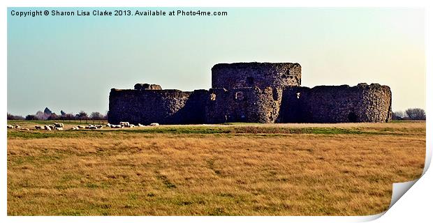 Camber Castle Print by Sharon Lisa Clarke