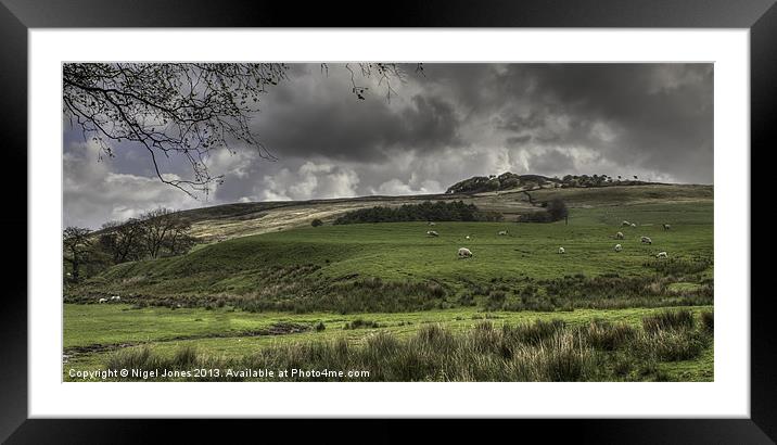 Trough of Bowland Framed Mounted Print by Nigel Jones