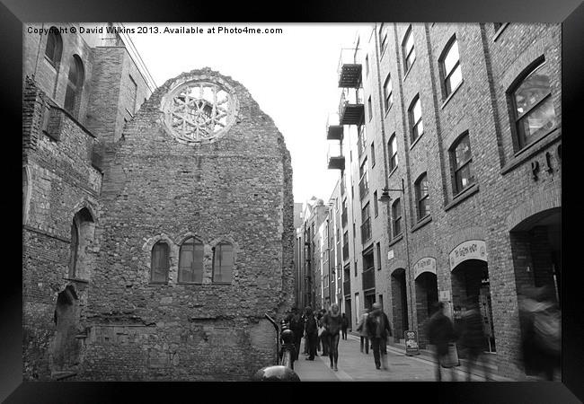 Winchester Palace, London Framed Print by David Wilkins
