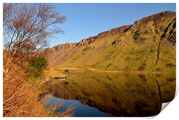 Annascaul Lake Print by barbara walsh