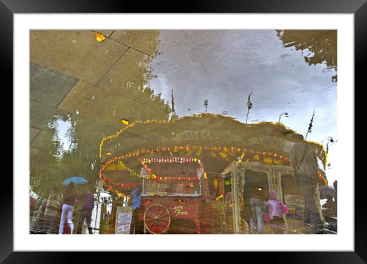 Magical Carousel Framed Mounted Print by Tracey Selby