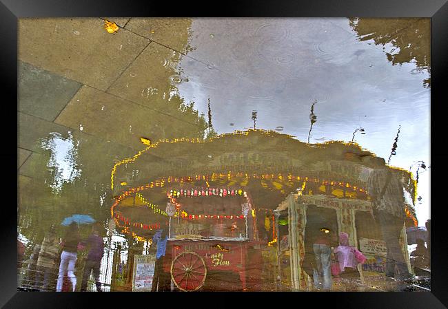 Magical Carousel Framed Print by Tracey Selby
