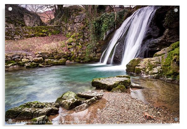 Janets Foss at Malham Acrylic by Chris Frost