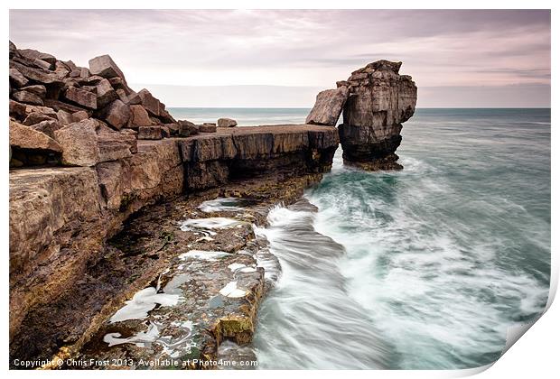 Pulpit Rock Swell Print by Chris Frost
