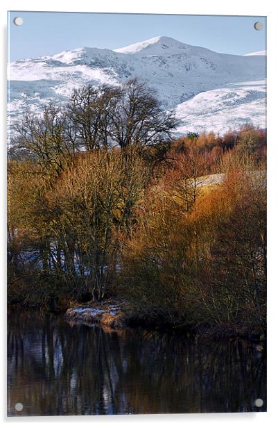 Glen Strathfarrar in February Acrylic by Jacqi Elmslie