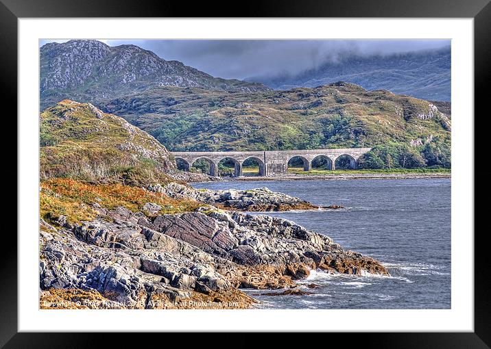 Loch Nan Uamh Viaduct Framed Mounted Print by Chris Thaxter