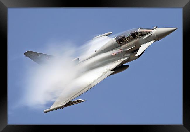 Typhoon covered in vapour Framed Print by Rachel & Martin Pics