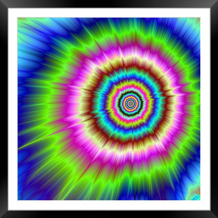 Color Explosion Framed Mounted Print by Colin Forrest
