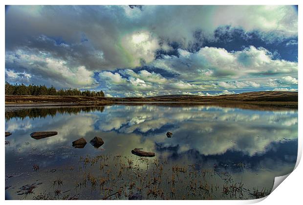 Scottish Highland Lochan Print by Andy Anderson
