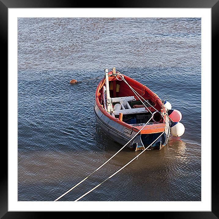 Boat Framed Mounted Print by David Hollingworth