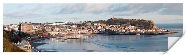 Scarborough on a Winter Day Print by David Hollingworth