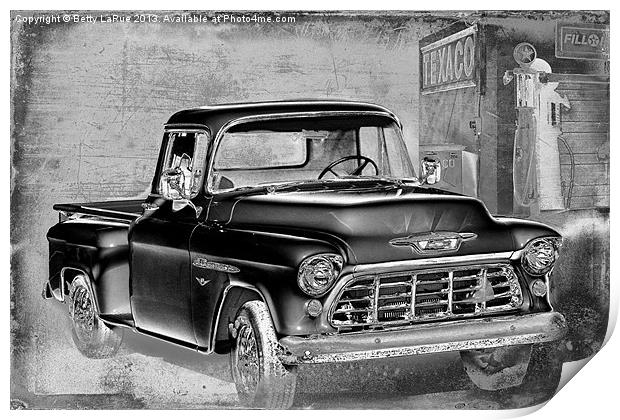 Classic Chevrolet Pickup Print by Betty LaRue