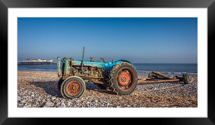 Cromer Tractor Framed Mounted Print by Stephen Mole