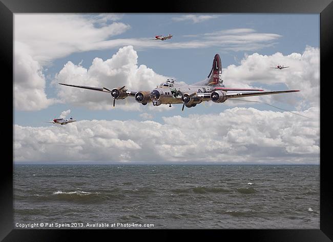 B17 - The Hardest Mile Framed Print by Pat Speirs
