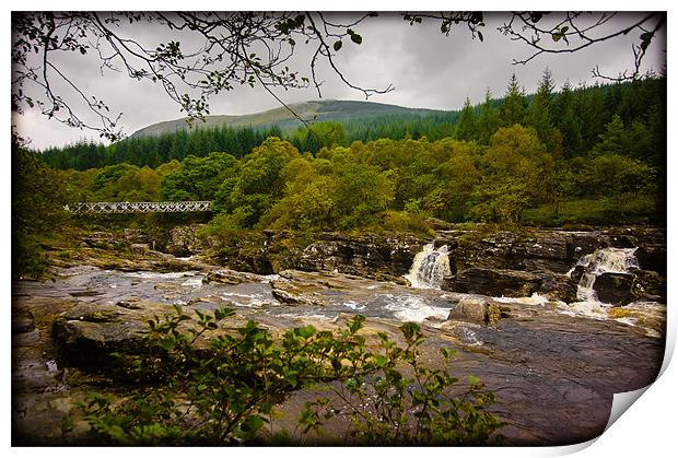 Glen Orchy Scotland Print by Mark Llewellyn