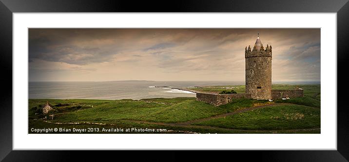 Doolin castle. west of ireland Framed Mounted Print by Brian O'Dwyer