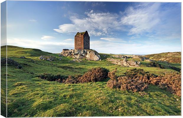 Smailholm Tower Canvas Print by Grant Glendinning