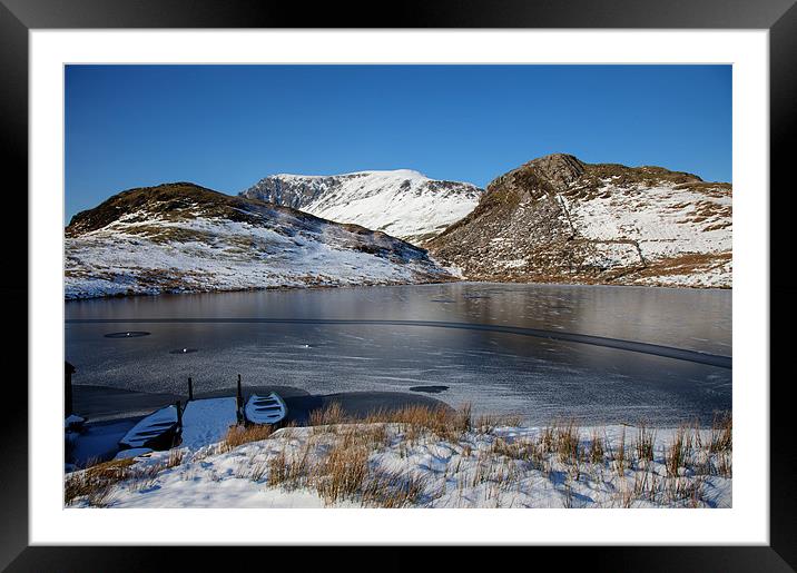 A Fishermans Lake Framed Mounted Print by Gail Johnson