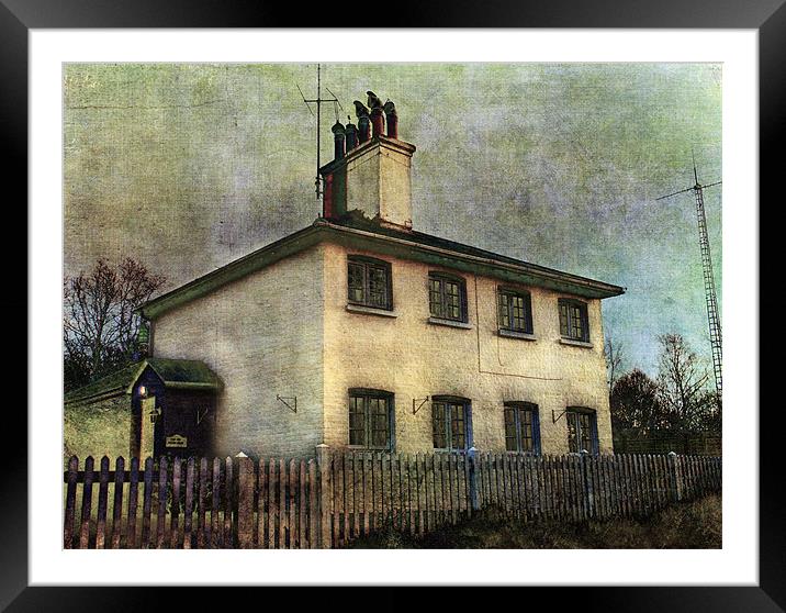 The Old house by the Railway Framed Mounted Print by Dawn Cox