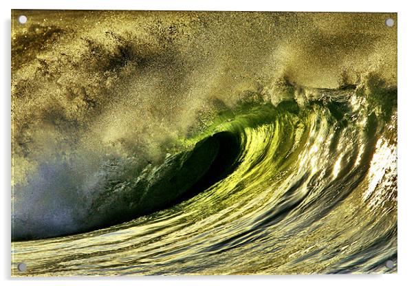 Wild Wave Acrylic by Geoff Tydeman
