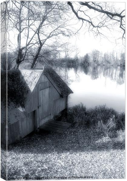 The Old Boat House Canvas Print by Brian  Raggatt