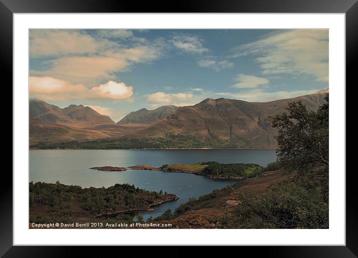 Loch Torridon Framed Mounted Print by David Borrill