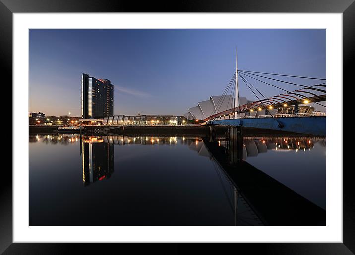 Clyde reflections Framed Mounted Print by Grant Glendinning