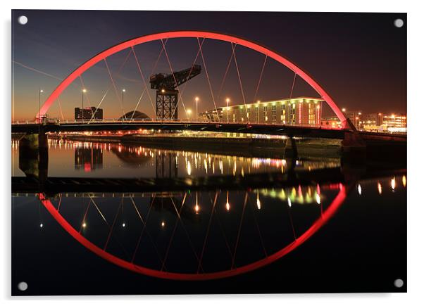 Glasgow Clyde Arc Acrylic by Grant Glendinning