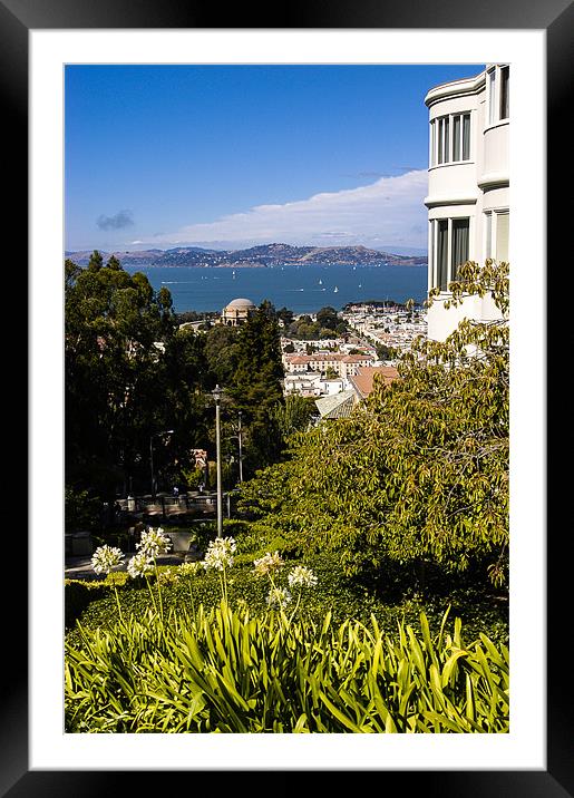 San Francisco Bay Framed Mounted Print by Mark Llewellyn