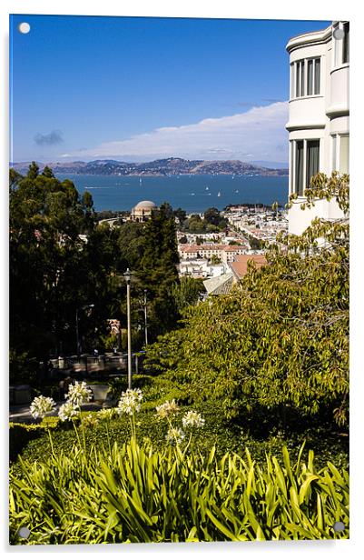 San Francisco Bay Acrylic by Mark Llewellyn