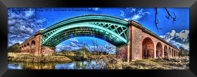 Stamford Bridge Viaduct Framed Print by Allan Briggs