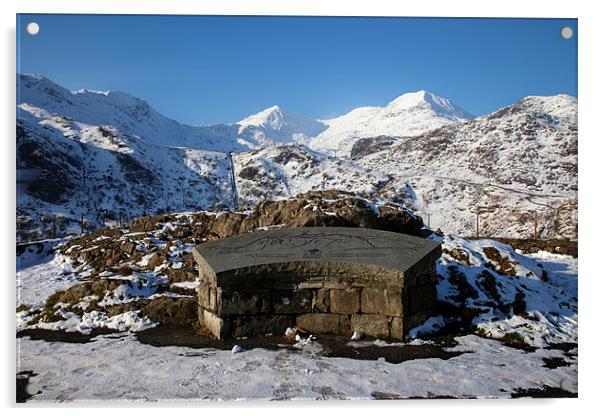 Views to Snowdon Acrylic by Gail Johnson